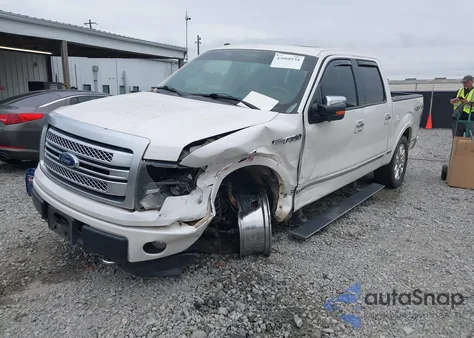 2013 Ford F-150 Platinum z USA, uszkodzony, nr VIN 1FTFW1EF9DFA34162